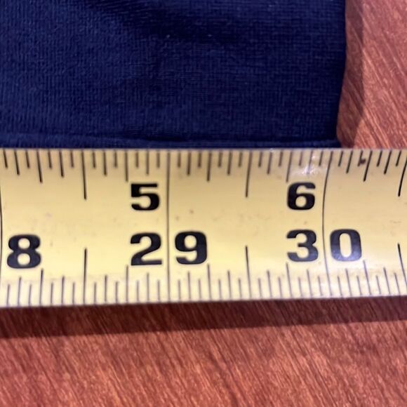 NWT Banana Republic Stretch-Ponte Crop Navy Flare Pant Size Medium-Tall - Picture 7 of 9